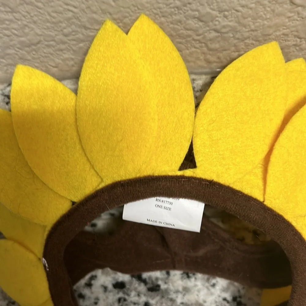 Flower Pet Costume Hat